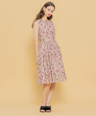 TOCCA 【LIBERTY社オリジナル素材】【洗える！】PENSTEMON ROAD ドレス ピンク系7