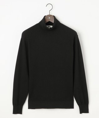 JOSEPH ABBOUD 【キングサイズ・チクチクしない/3シーズン対応/サスティナブル】SNOWY タートルネックセーター ブラック系