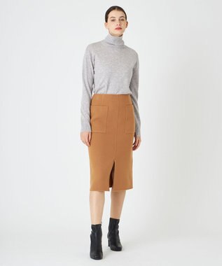 BEIGE， RIGNY / タートルネックニット L.Gray×Off Line