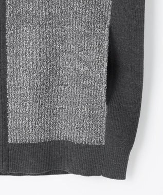 JOSEPH ABBOUD 【軽量/イージーケア】 KARL KARLジップ ニット ブルゾン グレー系