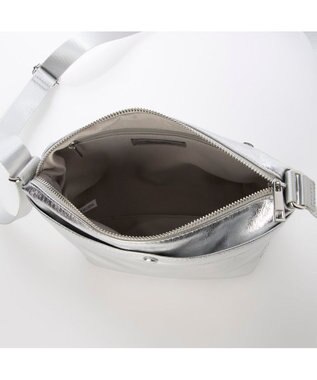 UNBILLION カシュカシュ cachecache / メタリック舟型ショルダー シルバー