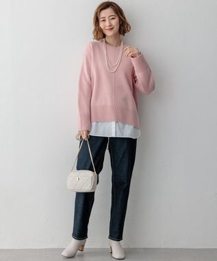 23区 【ご好評につき追加】2WAY パール ロング ネックレス ホワイト系