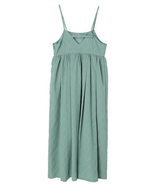 Green Parks ・ＥＬＥＮＣＡＲＥ　ＤＵＥ　ジャカードキャミワンピ Green