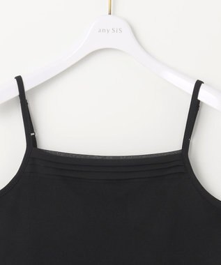 ANY SIS 【吸水速乾・UVケア・接触冷感】コンフォートジャージー キャミソール ブラック