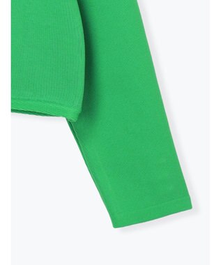 Te chichi レタードポケットジャケットカーディガン グリーン