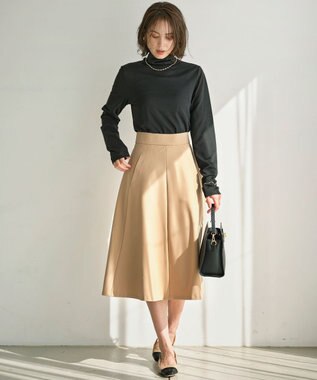 組曲 シャイニーシアータートル カットソー ブラック系