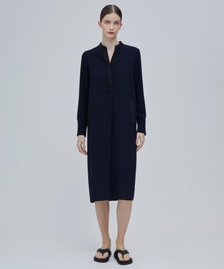 BEIGE， REINE / スキッパードレス Navy x Black