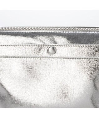 UNBILLION カシュカシュ cachecache / メタリック舟型ショルダー シルバー