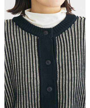 Green Parks ２ｗａｙ前後ニットプルオーバー Black