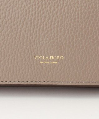 23区 VIOLAdORO シュリンレザー ミニショルダーバッグ ベージュ系