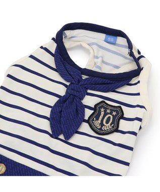 PET PARADISE ペットパラダイス 接触冷感 マリン風 タンクトップ 中型犬 大型犬 ネイビー