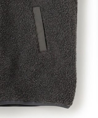 J.PRESS YORK STREET 【UNISEX】リバーシブル ボアベスト グレー系