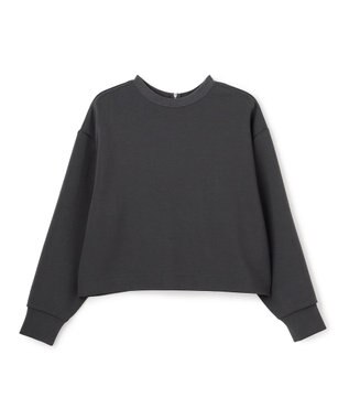 UNFILO L 【2WAY】BEAUTY FORM JERSEY ハーフZIP プルオーバー チャコール