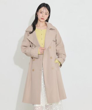 earth music&ecology ベーシックトレンチコート Beige