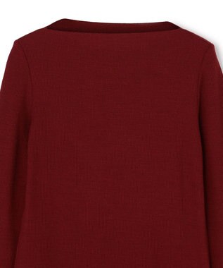 BEIGE， FORD / ボートネックウールトップス Bordeaux