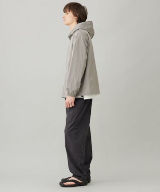 UNFILO MENS 耐久撥水 ライトフードブルゾン モカ