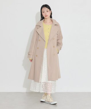 earth music&ecology ベーシックトレンチコート Beige