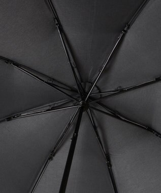 MOONBAT FURLA  折りたたみ傘 カラーボーダー 大きめ55cm 日本製 ブラック