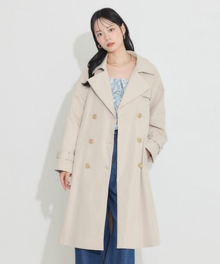 earth music&ecology ベーシックトレンチコート Beige