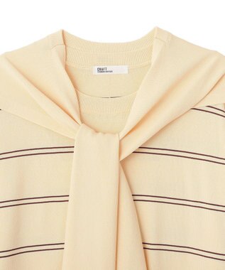 CRAFT STANDARD BOUTIQUE ニットストール+プルオーバー Border