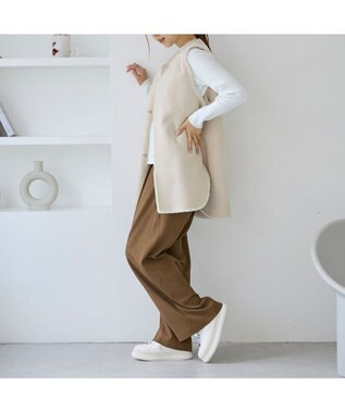 MODE ET JACOMO <carino>デザインソールスニーカー ホワイト