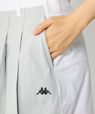 FILA GOLF／marie claire 【Kappa】ハーフプリーツスカート ホワイト