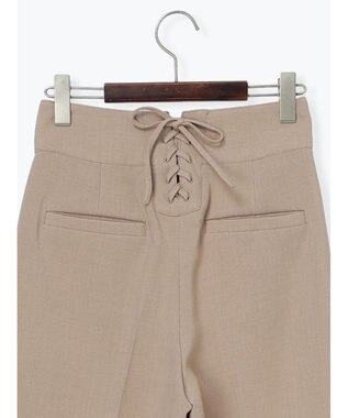 Te chichi バックレースアップロングパンツ《2025Autumn catalog vol.2 item》 ベージュ