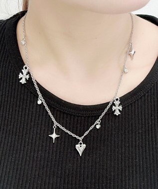 WEGO LMIXモチーフストーンネックレス