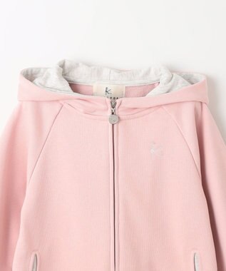 組曲 KIDS 【110-140cm】ドライコットン パーカー ピンク系