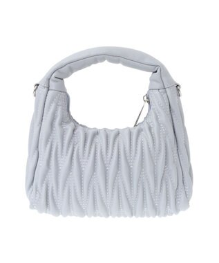 earth music&ecology ウエーブキルトショルダーバッグ Light Gray