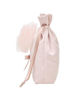 Maison de FLEUR コットンキャンディ巾着 Pink Beige