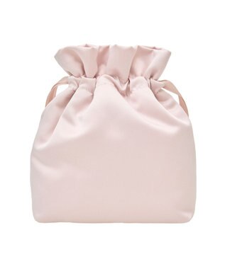 Maison de FLEUR コットンキャンディ巾着 Pink Beige