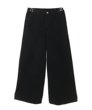 CRAFT STANDARD BOUTIQUE サルベージデニムワイドパンツ Black