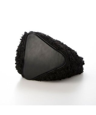 UNBILLION カシュカシュ cachecache / フェイクムートンハトメトートバッグ ブラック