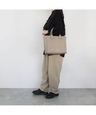 PELLE BORSA ミディアムトート Reinette レネット 4792 グレージュ