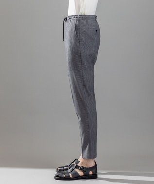 JOSEPH HOMME ＜新色追加＞新素材【通気性/ストレッチ】トリコサッカーストレッチ ドロスト付テーパードパンツ /  PEGG CONVERTIBLE 【新色】グレー系