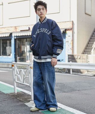 WEGO パテッドワッペンスタジャン ネイビー