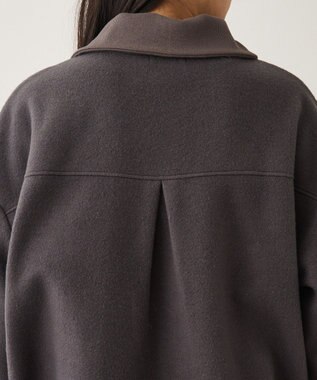 CRAFT STANDARD BOUTIQUE 起毛ハーフジッププルオーバー Charcoal Gray