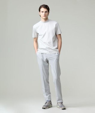J.PRESS MEN 品格とゆとりの調和【盛夏対応 / 洗える】リラックスセットアップ パンツ ライトグレー系