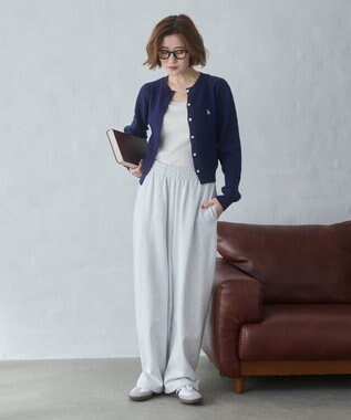 WEGO 【26年春新作】別注USPOLOケーブルニットカーデ ネイビー