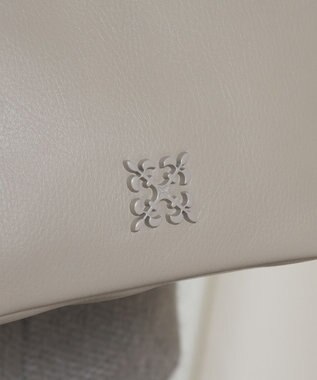 russet レザー2WAYミニトートバッグ(CE-1664) GrayBeige