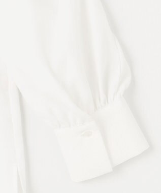 ANY SIS 【美人百花10月号掲載】ハイネックシャーリング ブラウス オフ