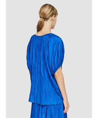 JOSEPH 【洗える】ハボタイ　ルーズフィットブラウス Ultra Marine