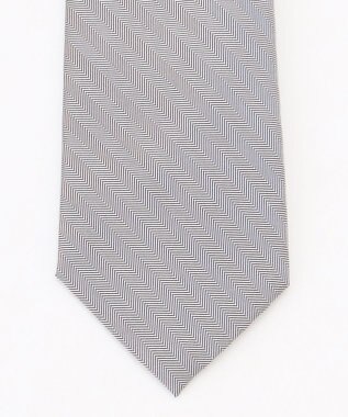 J.PRESS MEN 【FOMARL COLLECTION】シャドーヘリンボーン フォーマルネクタイ アイボリー系