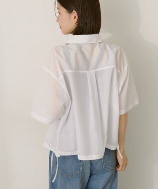 AMERICAN HOLIC T/Rキュプラ ドロストヘムシャツ Off White