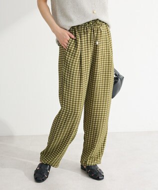 Green Parks 柄イージーパンツⅤ（テーパード）