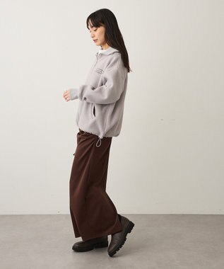 CRAFT STANDARD BOUTIQUE 起毛ハーフジッププルオーバー Light Gray