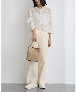 MioFIRANO ツイストロックボックスハンドバッグ 3WAY　FIRANO フィラノ BEIGE