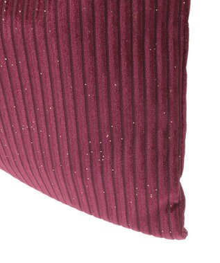 Green Parks ａｎｄｍｉｋｋａ．ラメベロアプリーツ巾着バッグ Bordeaux