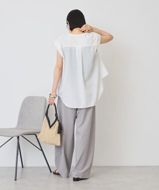 AMERICAN HOLIC 【マルチ機能】レイヤードデザインブラウス Off White